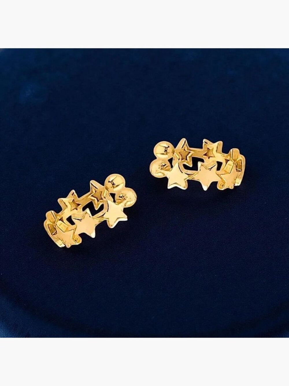 14K Gold Star Ear Cuff | Celestial Cartilage Earring Gift